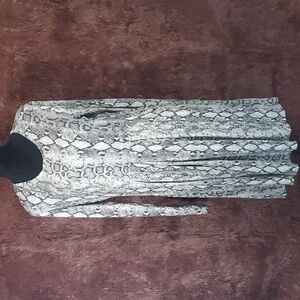 Hao MeiLi Collection Snake Print Dress NWT